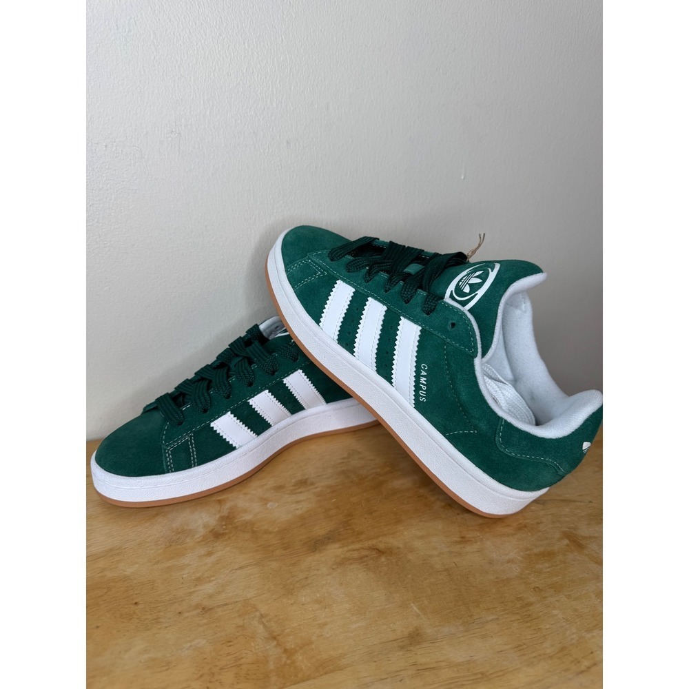 Adidas Campus 00s J Collegiate Green White Gum Sneakers Women's 7 / Kids 5.5 - Picture 2 of 10